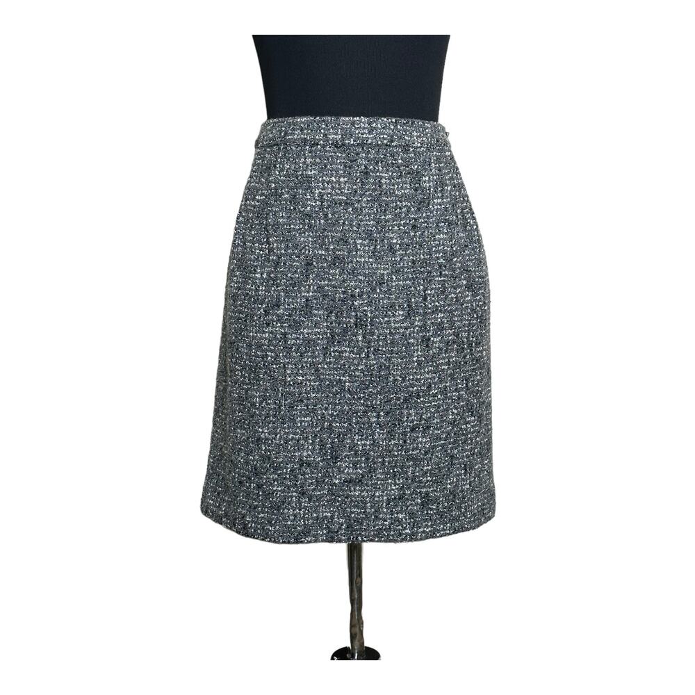 Yu gray wool blend lined mini skirt size 3